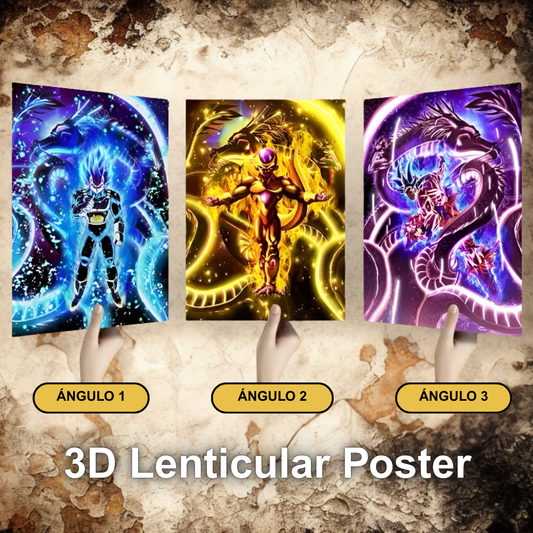 Póster Saiyan 3D